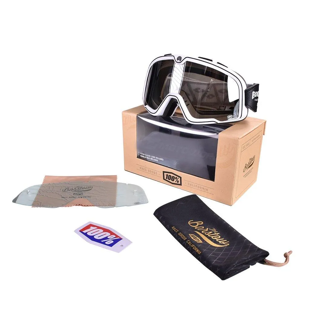 100% BARSTOW MOTORCYCLE GOGGLES