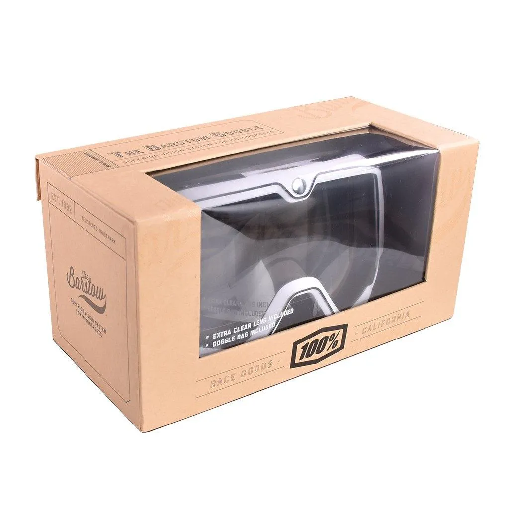 100% BARSTOW MOTORCYCLE GOGGLES