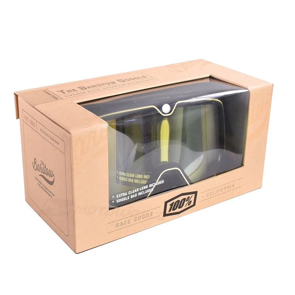 100% BARSTOW MOTORCYCLE GOGGLES