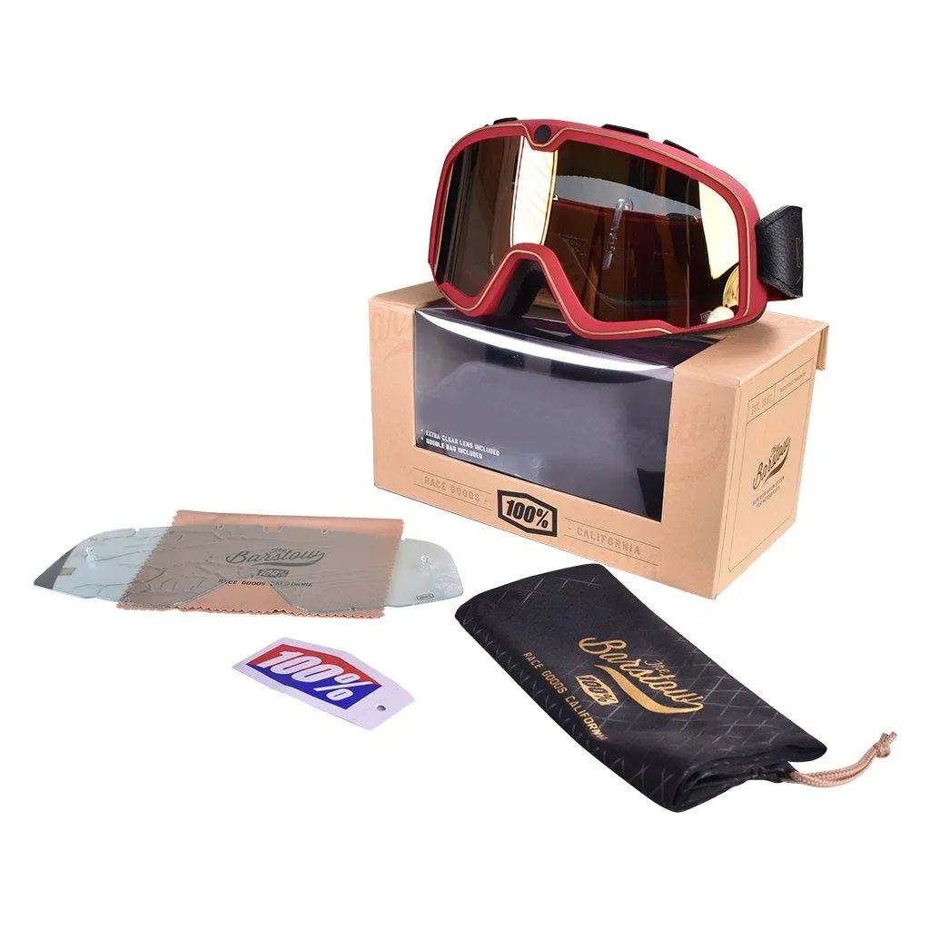 100% BARSTOW MOTORCYCLE GOGGLES