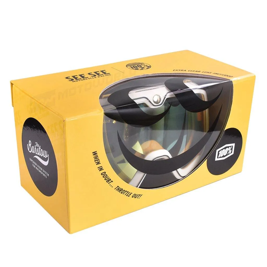 100% BARSTOW MOTORCYCLE GOGGLES