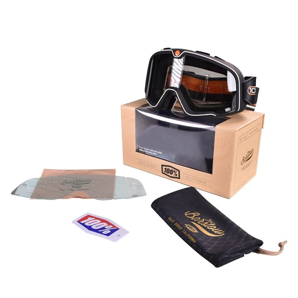 100% BARSTOW MOTORCYCLE GOGGLES