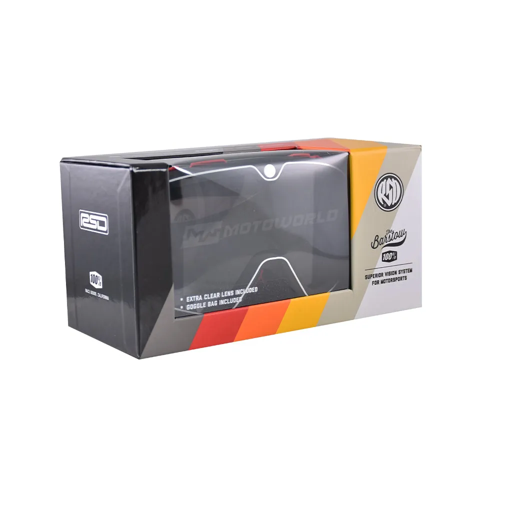 100% BARSTOW MOTORCYCLE GOGGLES
