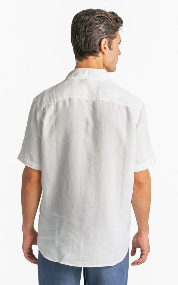 100% Hemp Men's Short Sleeve Button Down Shirt