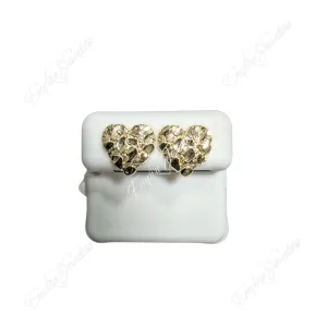 10K Gold Heart Nugget