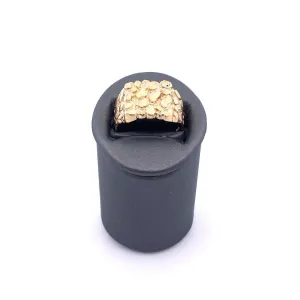 10K Gold Nugget Ring