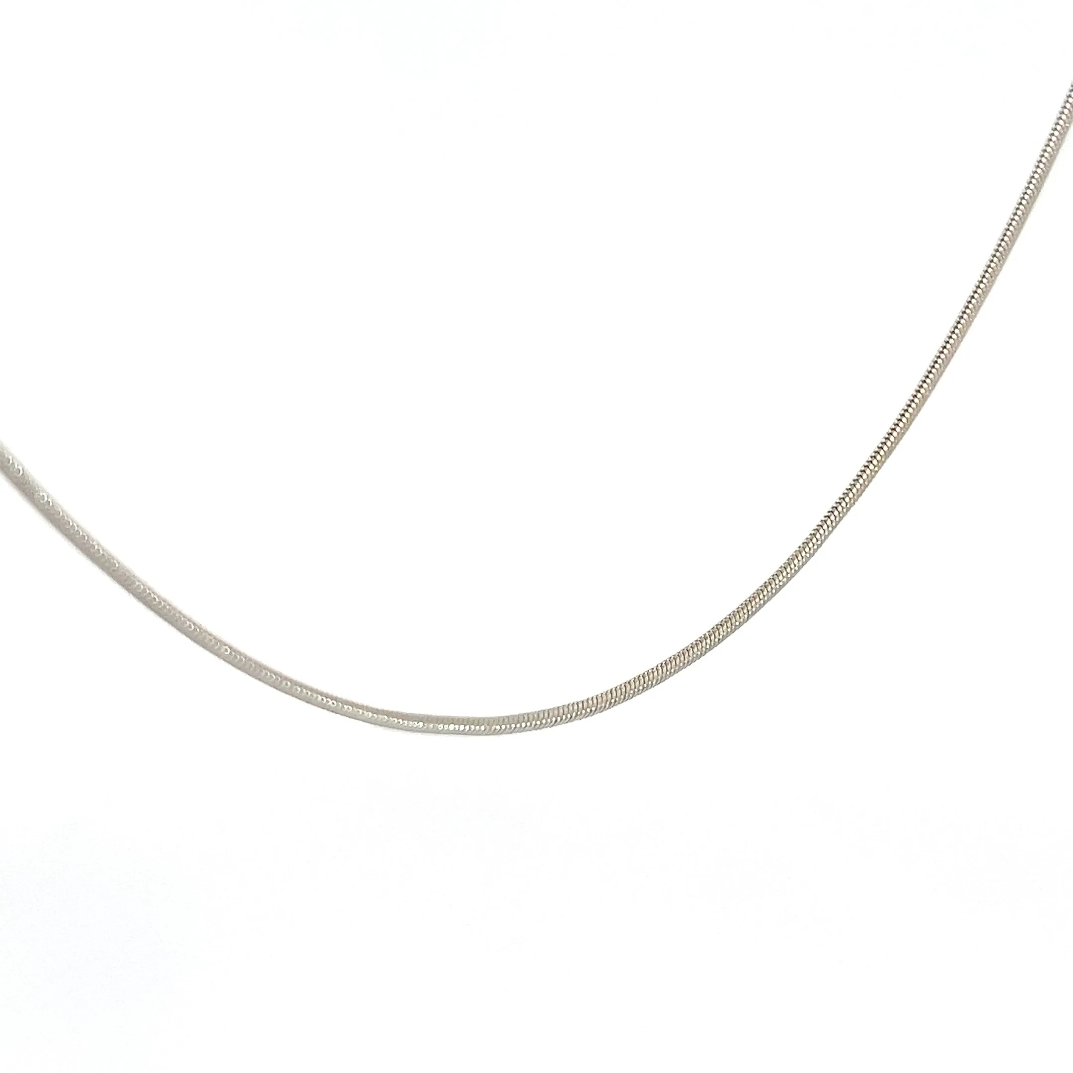 14k White Gold 4.00 Gram Snake Chain 16"inch