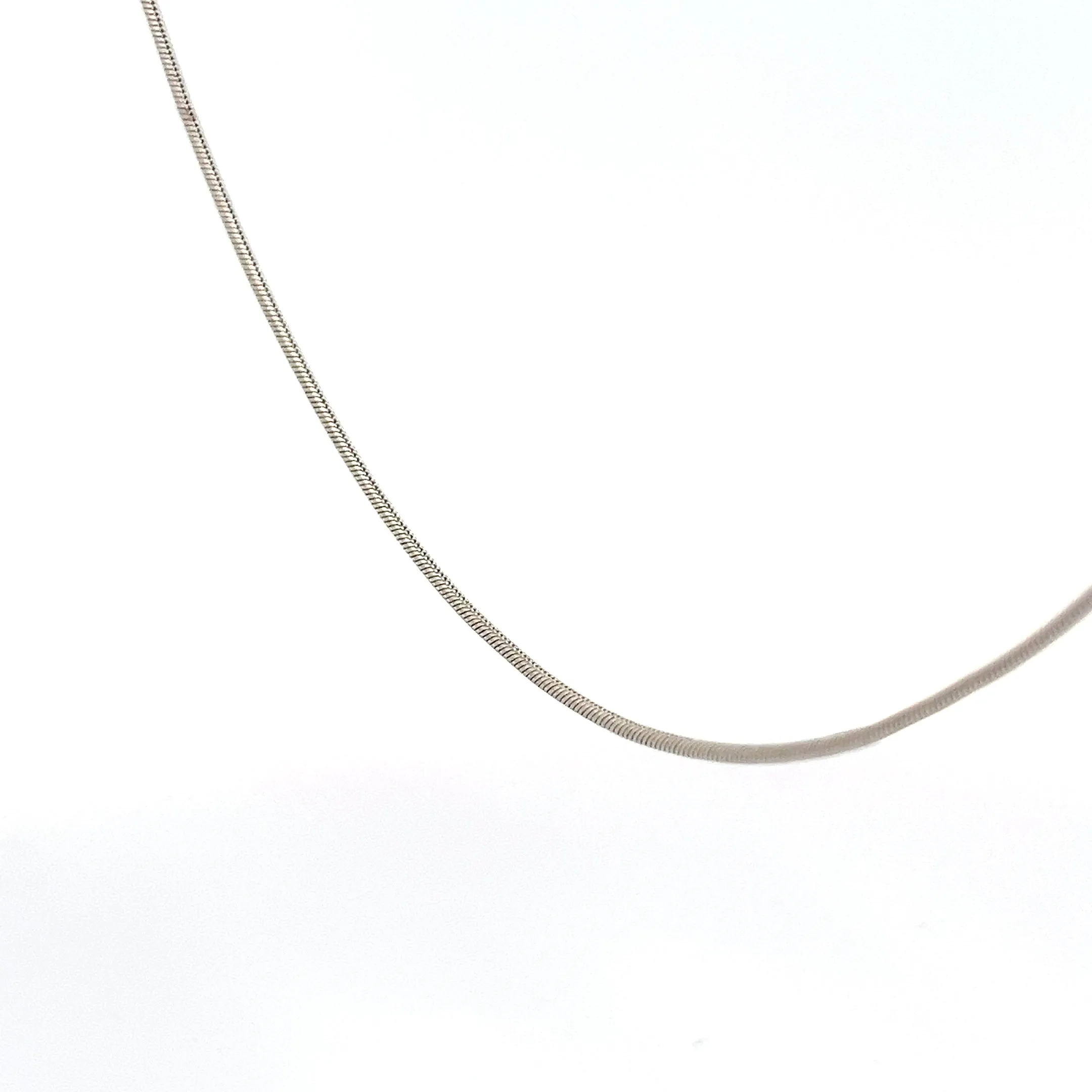 14k White Gold 4.00 Gram Snake Chain 16"inch