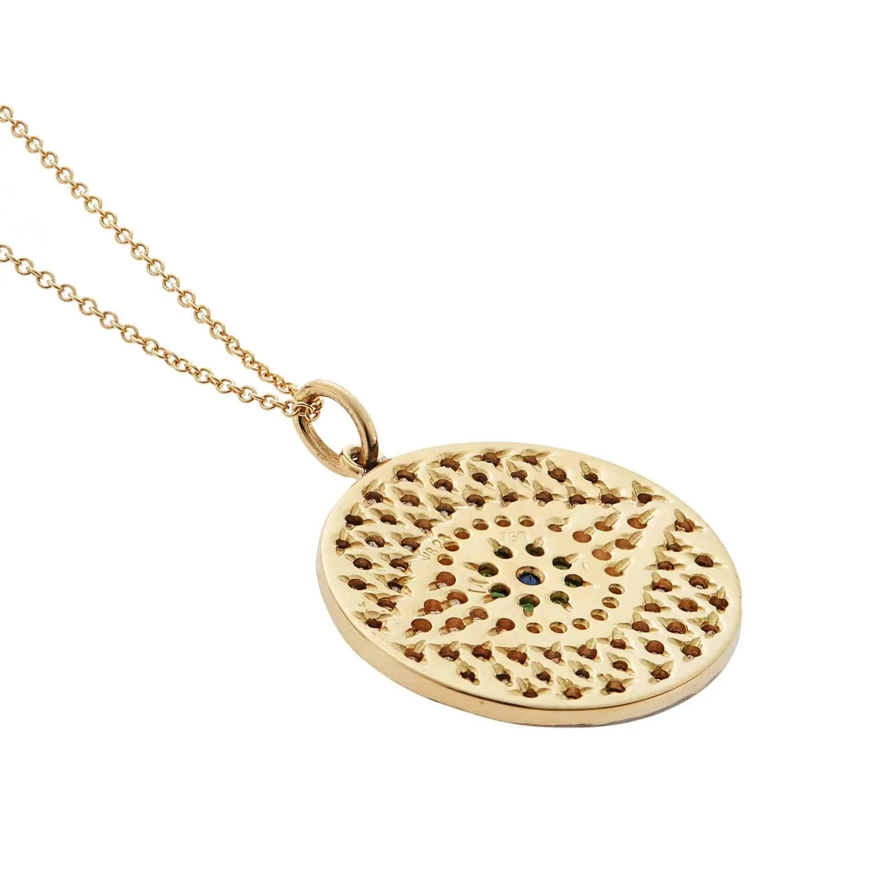 18K Yellow Gold Champagne Diamond Dawn Pendant