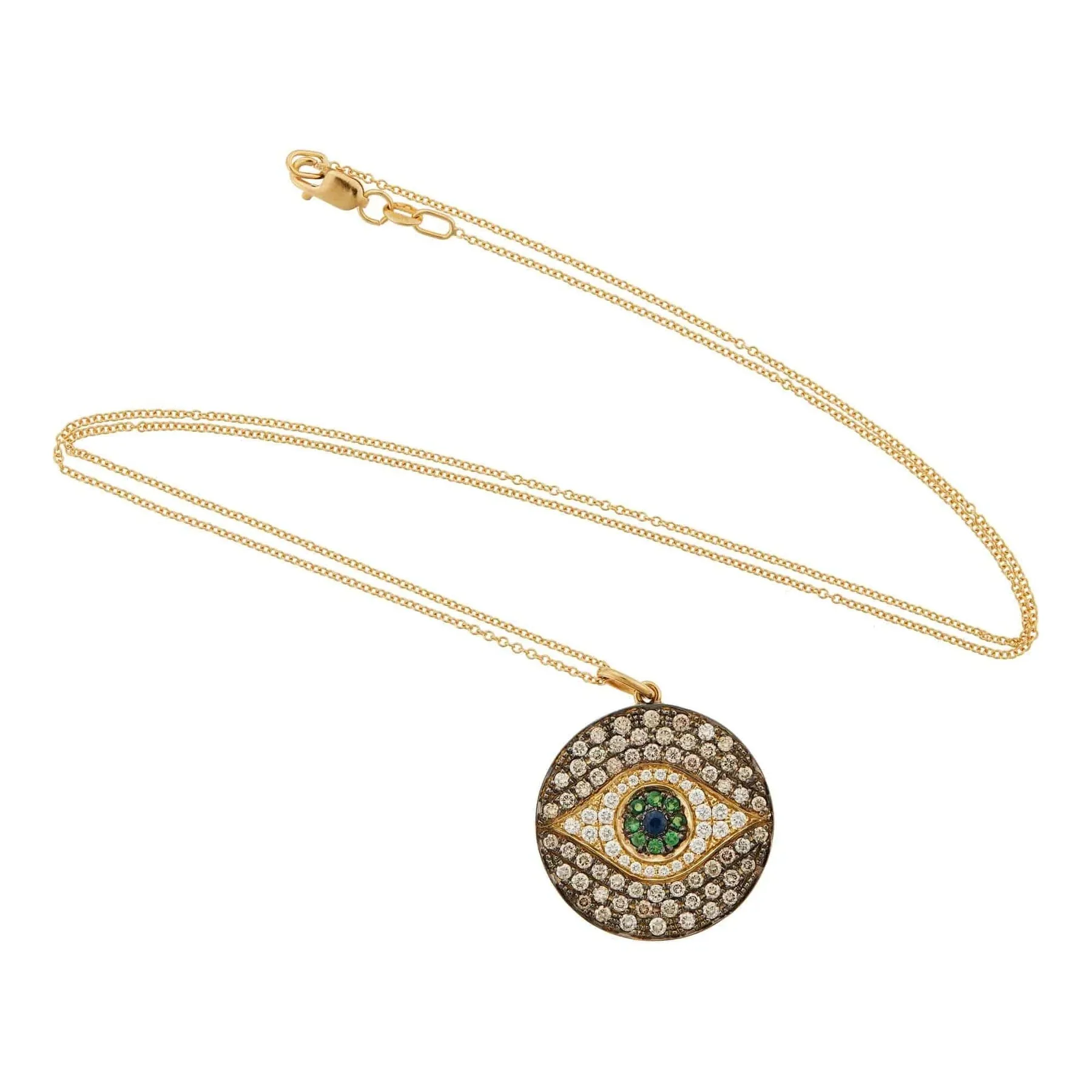 18K Yellow Gold Champagne Diamond Dawn Pendant