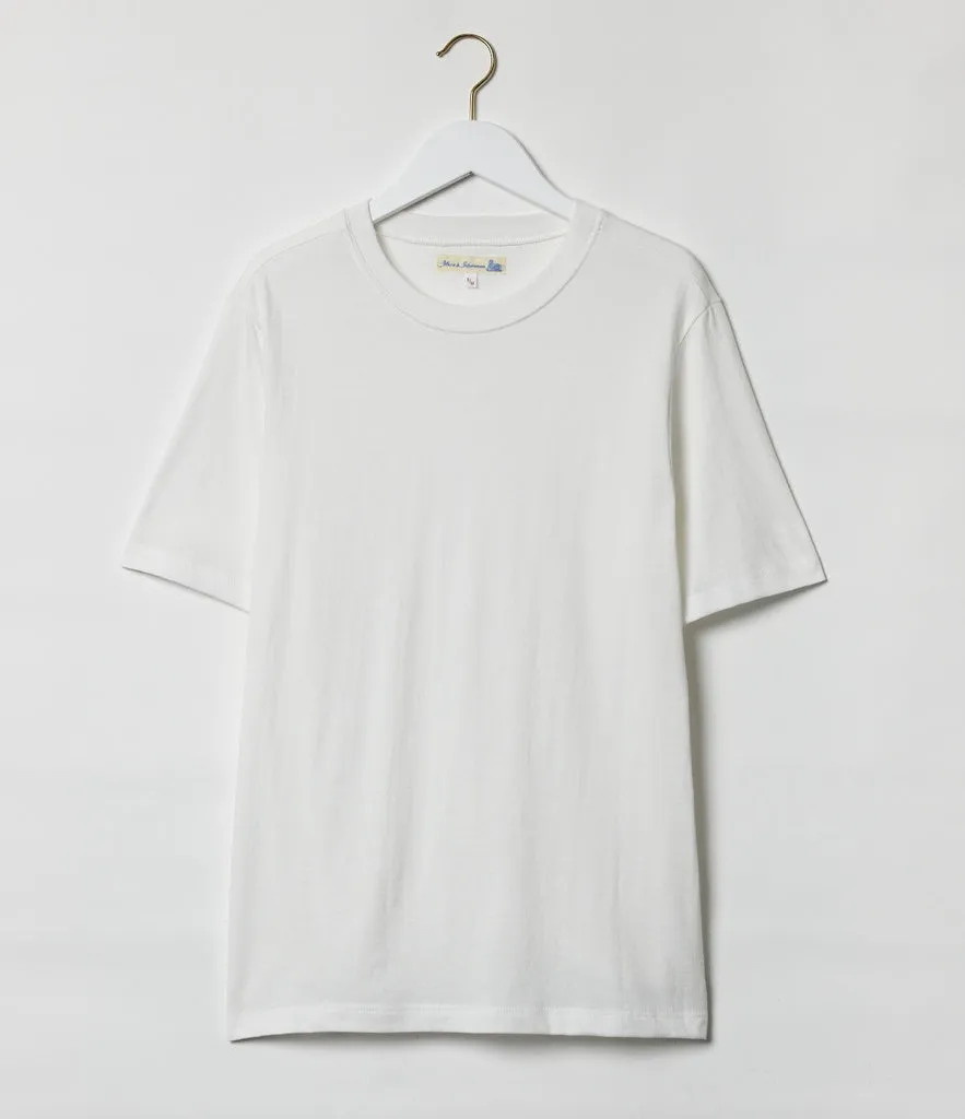 1940S Loop Wheeled T-shirt | White