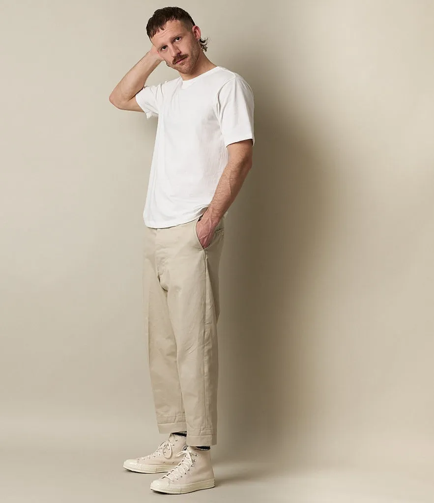 1940S Loop Wheeled T-shirt | White