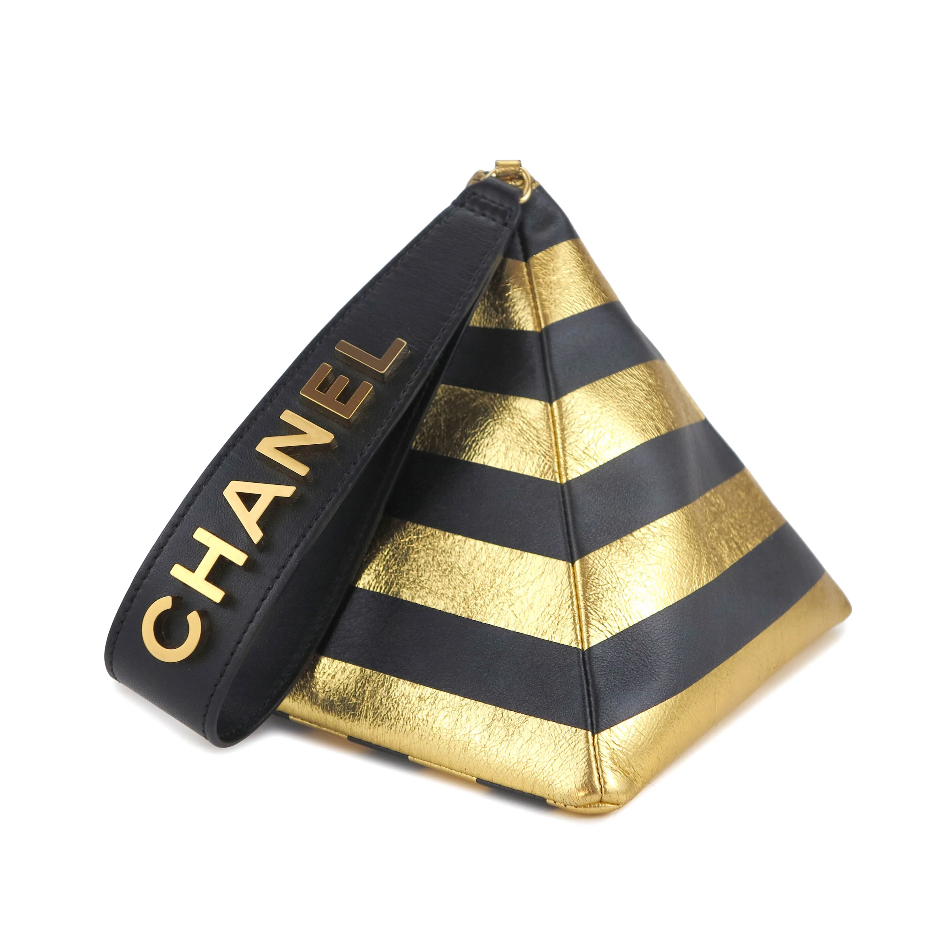 19A Ancient Egypt Gold Kheops Pyramid Bag
