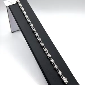 925 DIAMOND HEART BRACELET