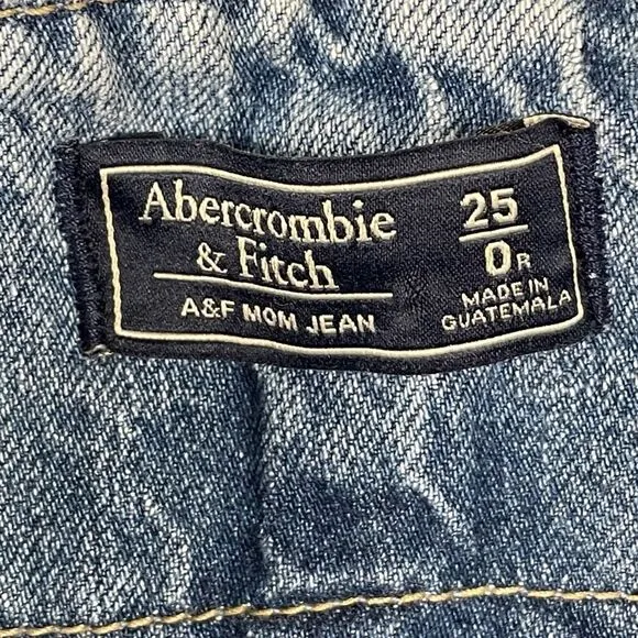 Abercrombie &amp; Fitch High Rise Paper Bag Mom Jeans - Women’s 25