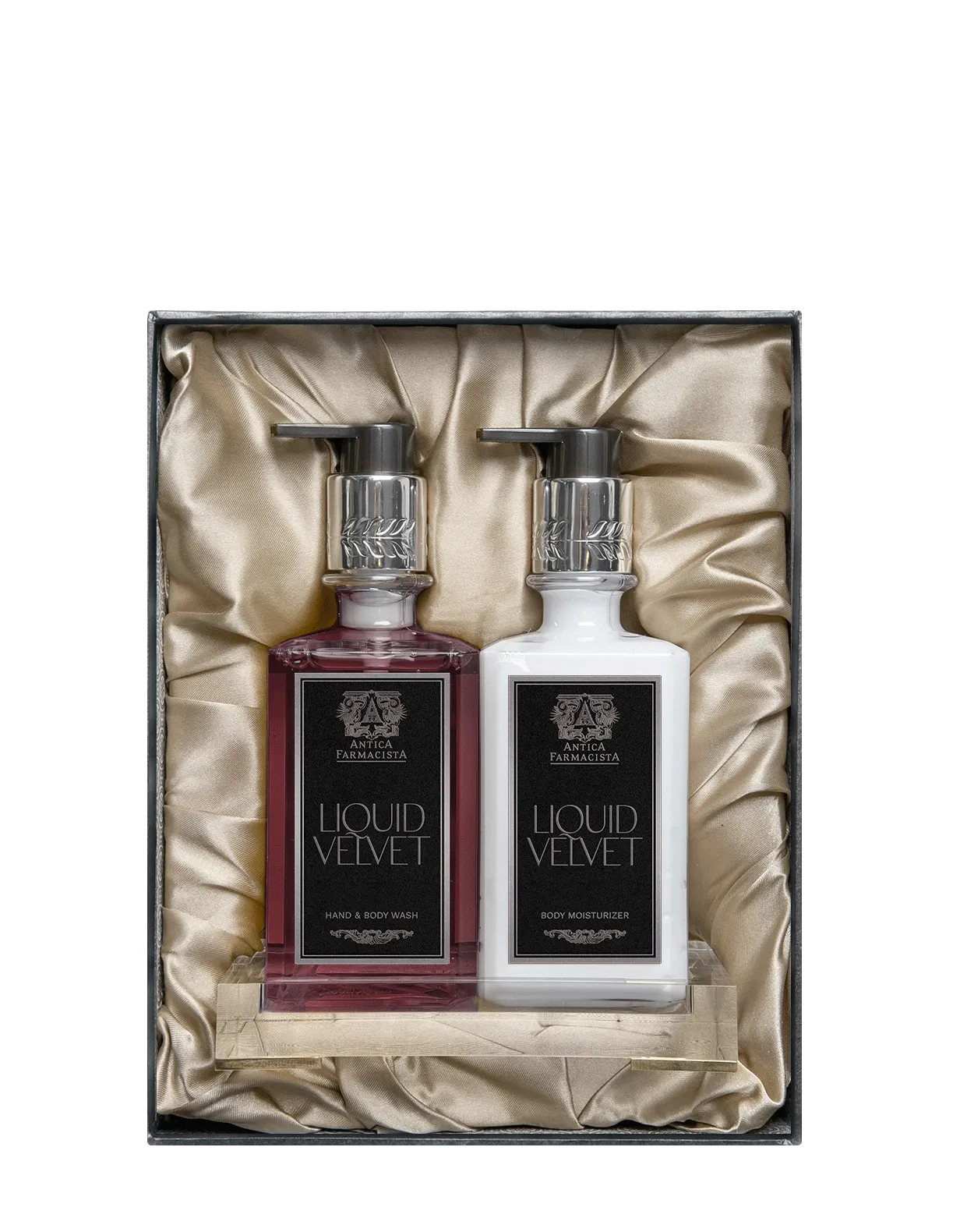 Acrylic Bath & Body Gift Set: Liquid Velvet