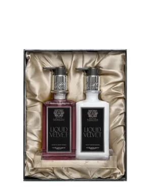 Acrylic Bath & Body Gift Set: Liquid Velvet