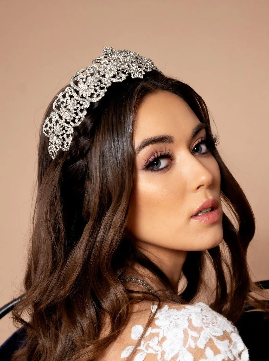 ADDILYN Swarovski Angelic Most Luxurious Bridal Headpiece
