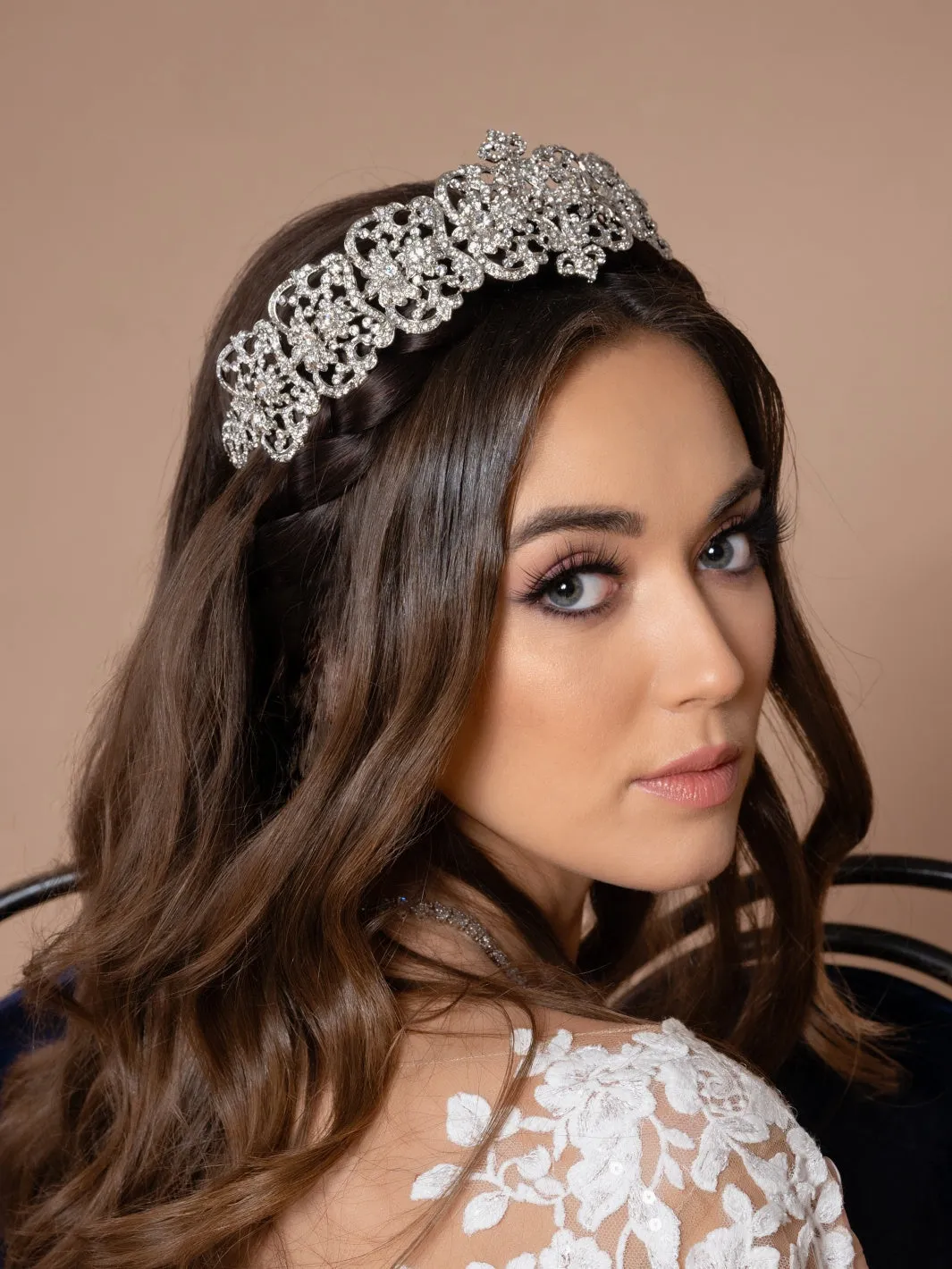ADDILYN Swarovski Angelic Most Luxurious Bridal Headpiece