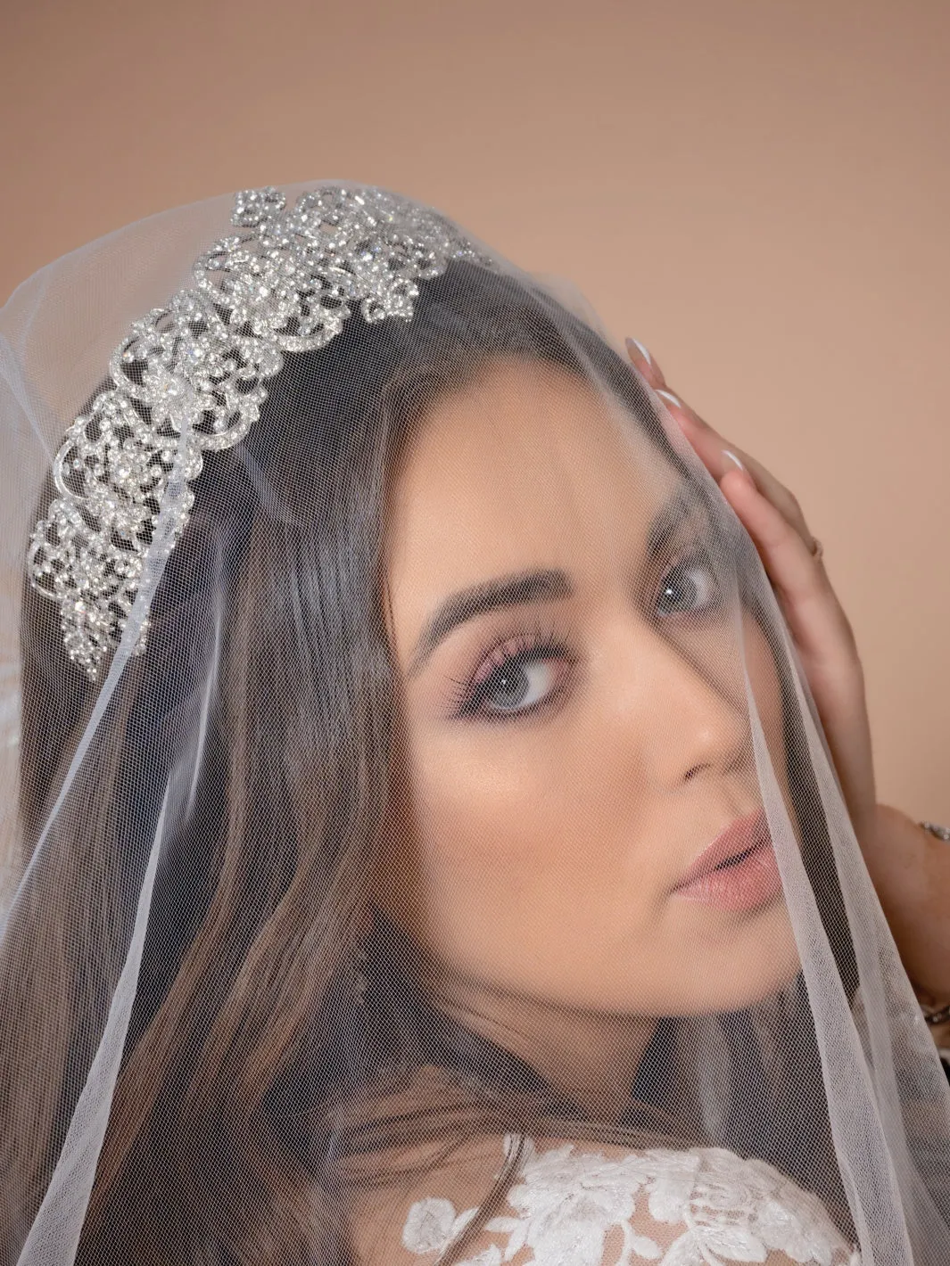 ADDILYN Swarovski Angelic Most Luxurious Bridal Headpiece