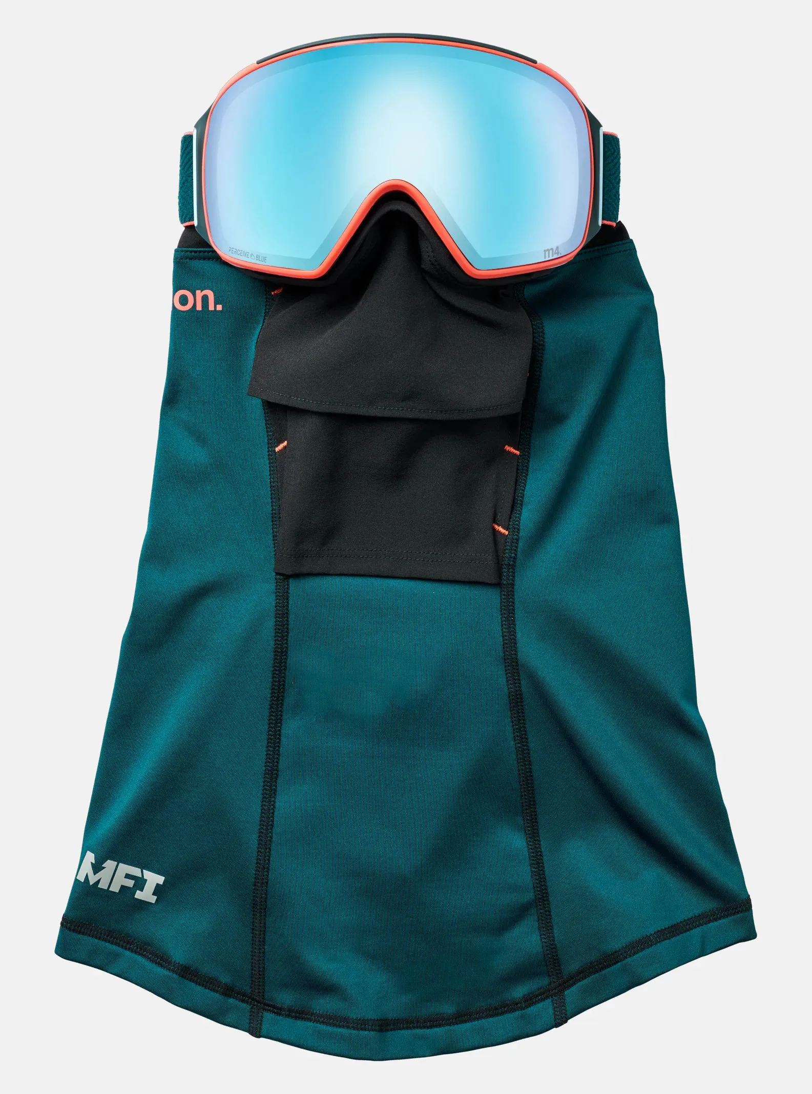 Anon M4 Toric Goggles & MFI Face Mask & Spare Lens Deep Emerald / Perceive Variable Blue Lens