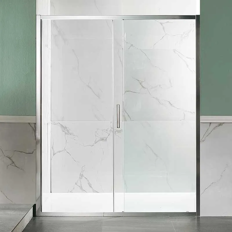 Anzzi Halberd 60 in. x 72 in. Framed Shower Door with TSUNAMI GUARD in Polished Chrome