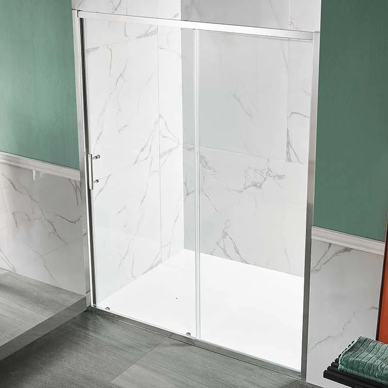 Anzzi Halberd 60 in. x 72 in. Framed Shower Door with TSUNAMI GUARD in Polished Chrome