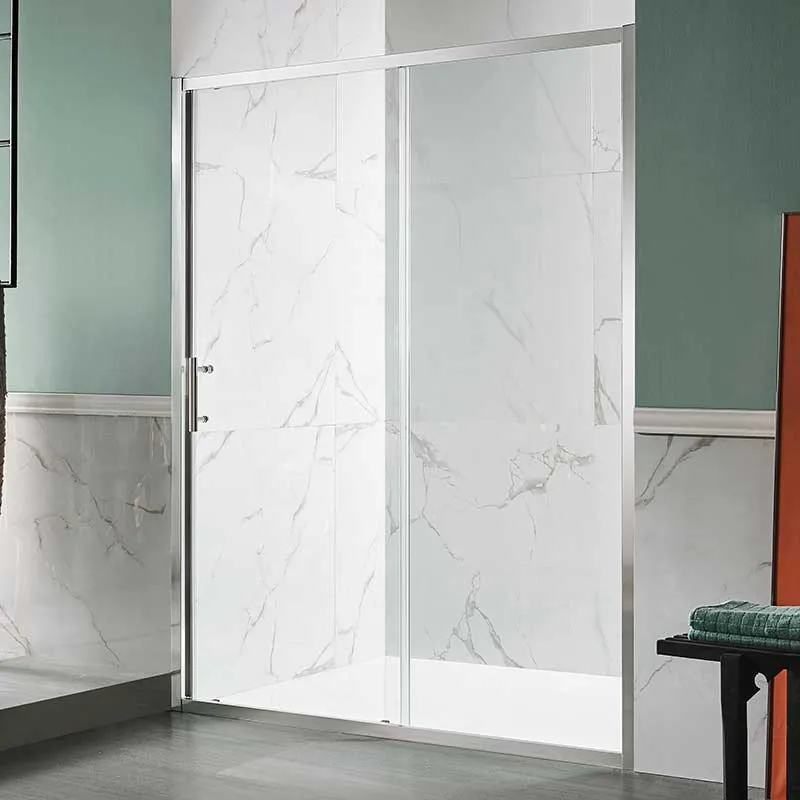 Anzzi Halberd 60 in. x 72 in. Framed Shower Door with TSUNAMI GUARD in Polished Chrome