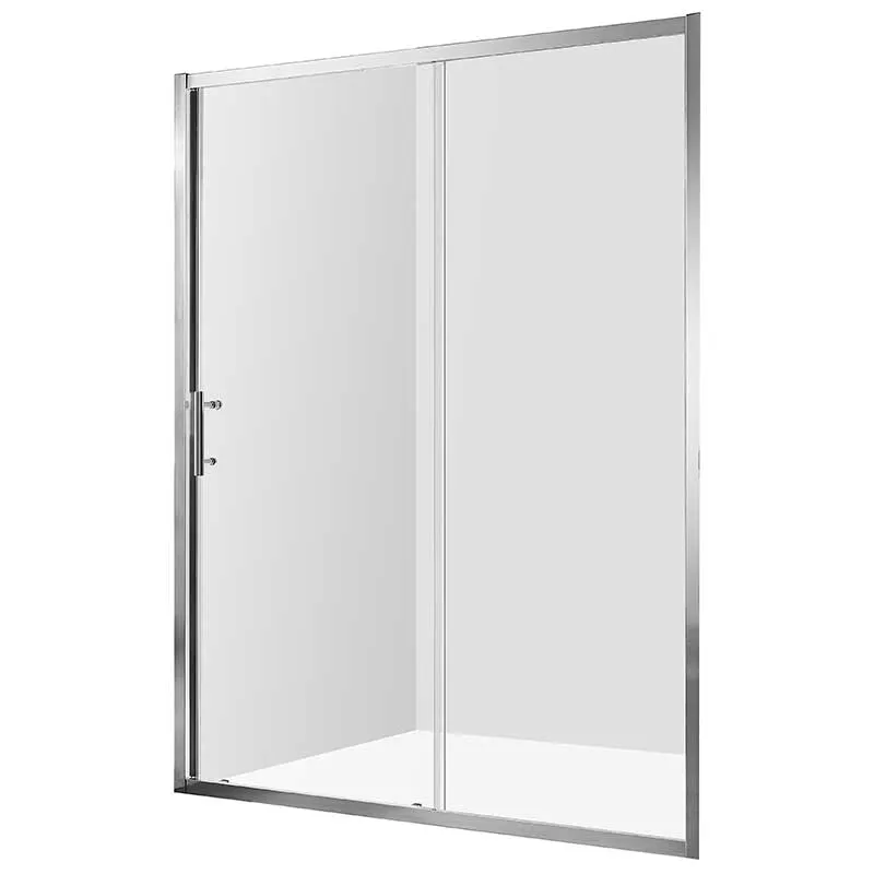 Anzzi Halberd 60 in. x 72 in. Framed Shower Door with TSUNAMI GUARD in Polished Chrome