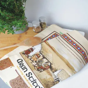 Aran Stitches Cotton Tea Towel