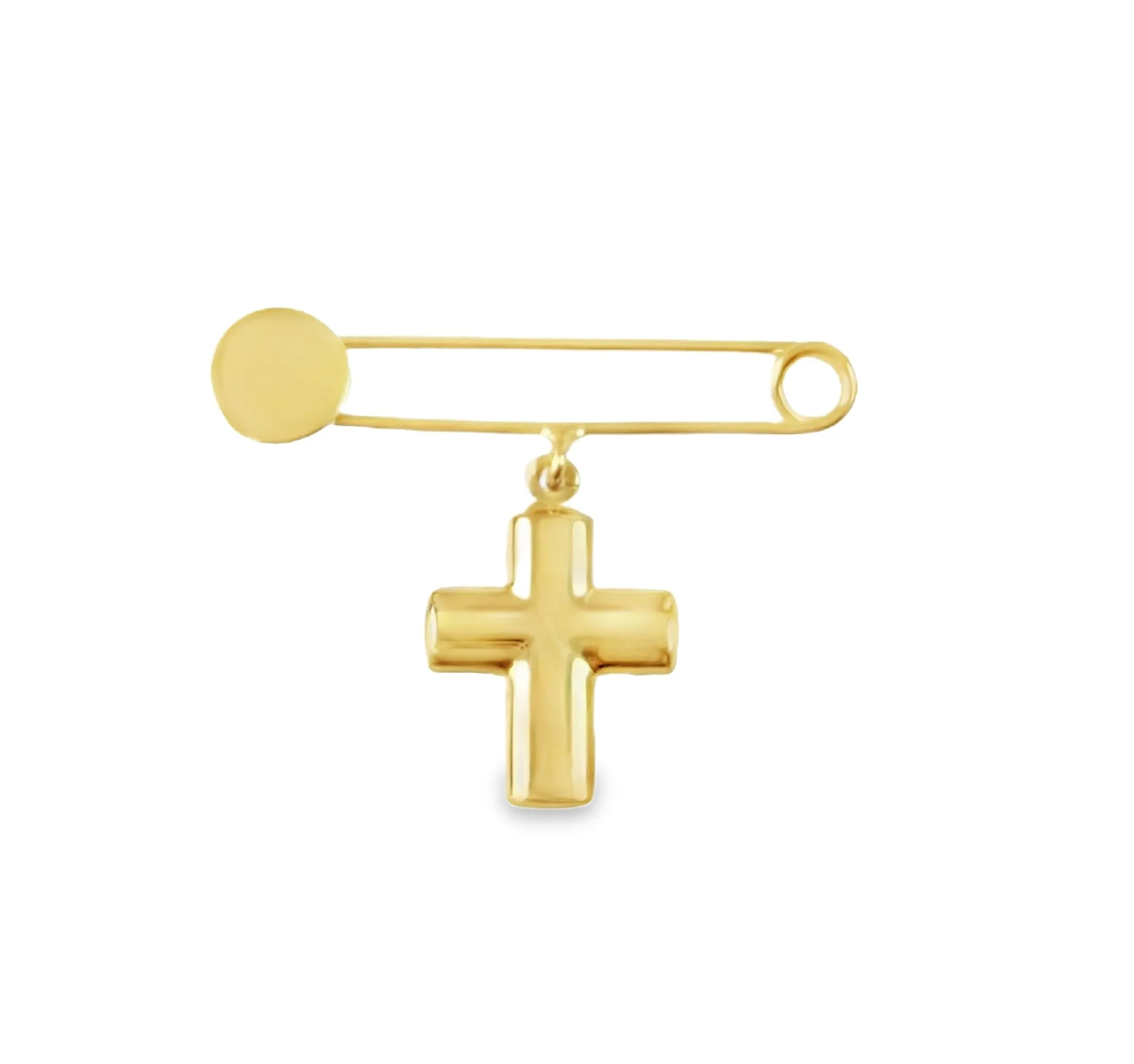 Baby Pin with Cross Pendant