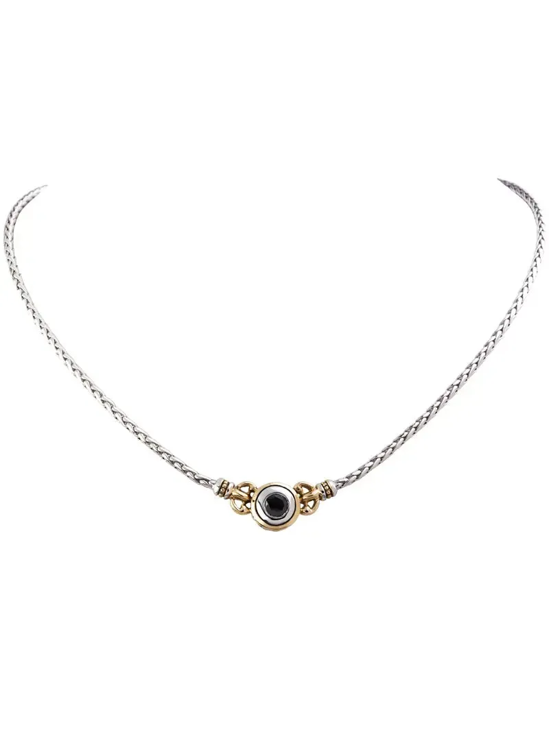 Beijos Collection - CZ Single Stone Necklace