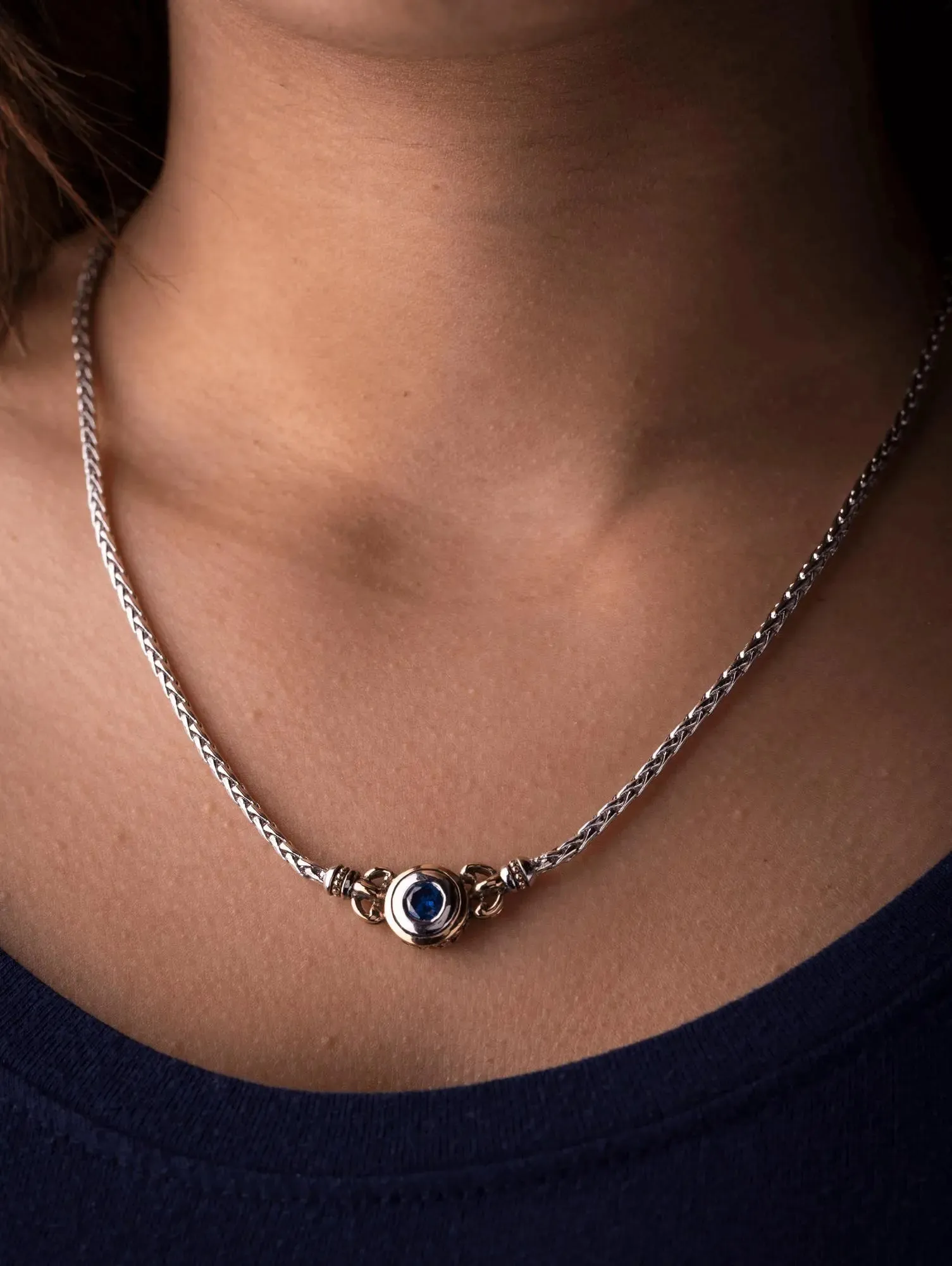 Beijos Collection - CZ Single Stone Necklace