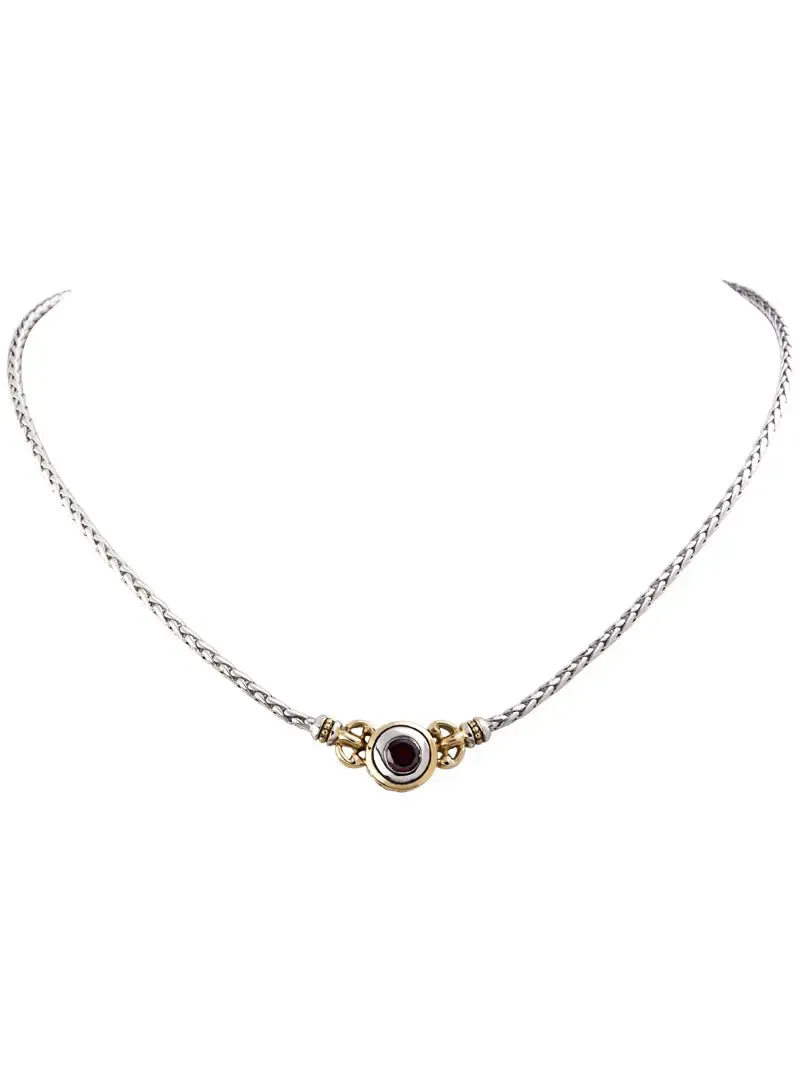 Beijos Collection - CZ Single Stone Necklace