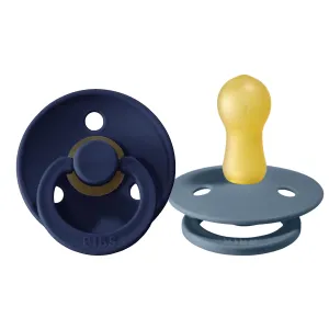 Bibs Pacifier 2 Pack: Deep Space   Petrol
