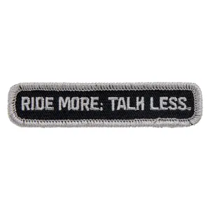 BILTWELL PATCH 3.5" [TALK LESS BLACK/GREY] 8.9CM