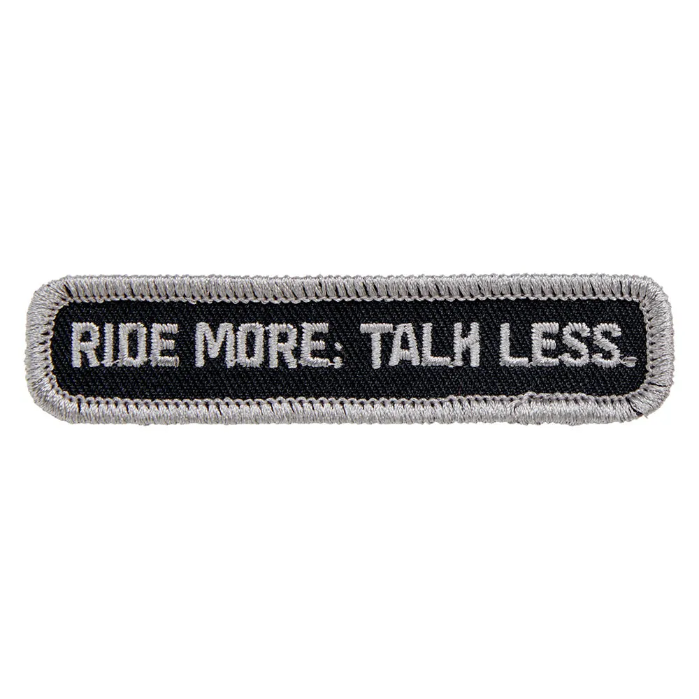 BILTWELL PATCH 3.5" [TALK LESS BLACK/GREY] 8.9CM