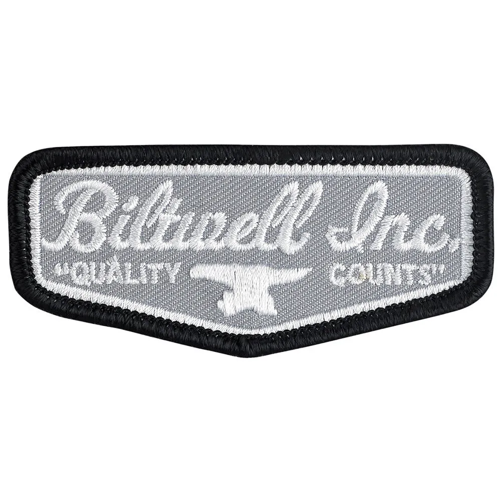 BILTWELL PATCH 3" [SHIELD GREY/BLACK/WHITE] 7.6CM