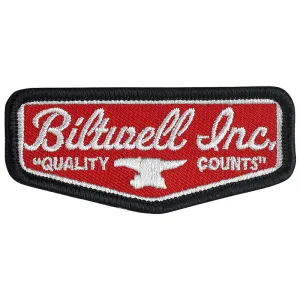 BILTWELL PATCH 3" [SHIELD RED/GREY/BLACK] 7.6CM