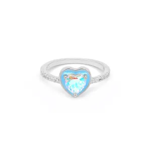 Blue Heart Ring