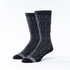 Bourbon Days© Socks | Black   Gray