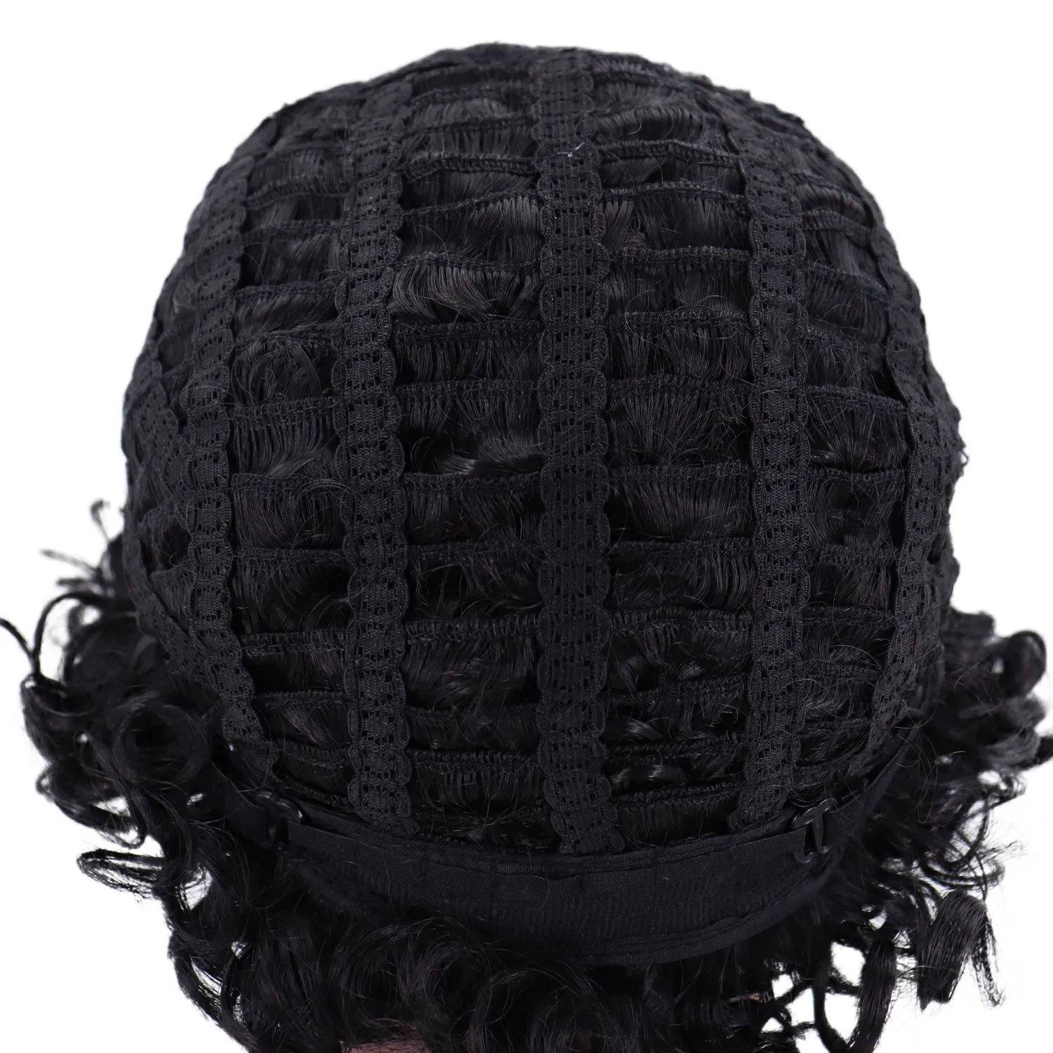 Briana | Black Short Medium Curly Synthetic Hair Wig