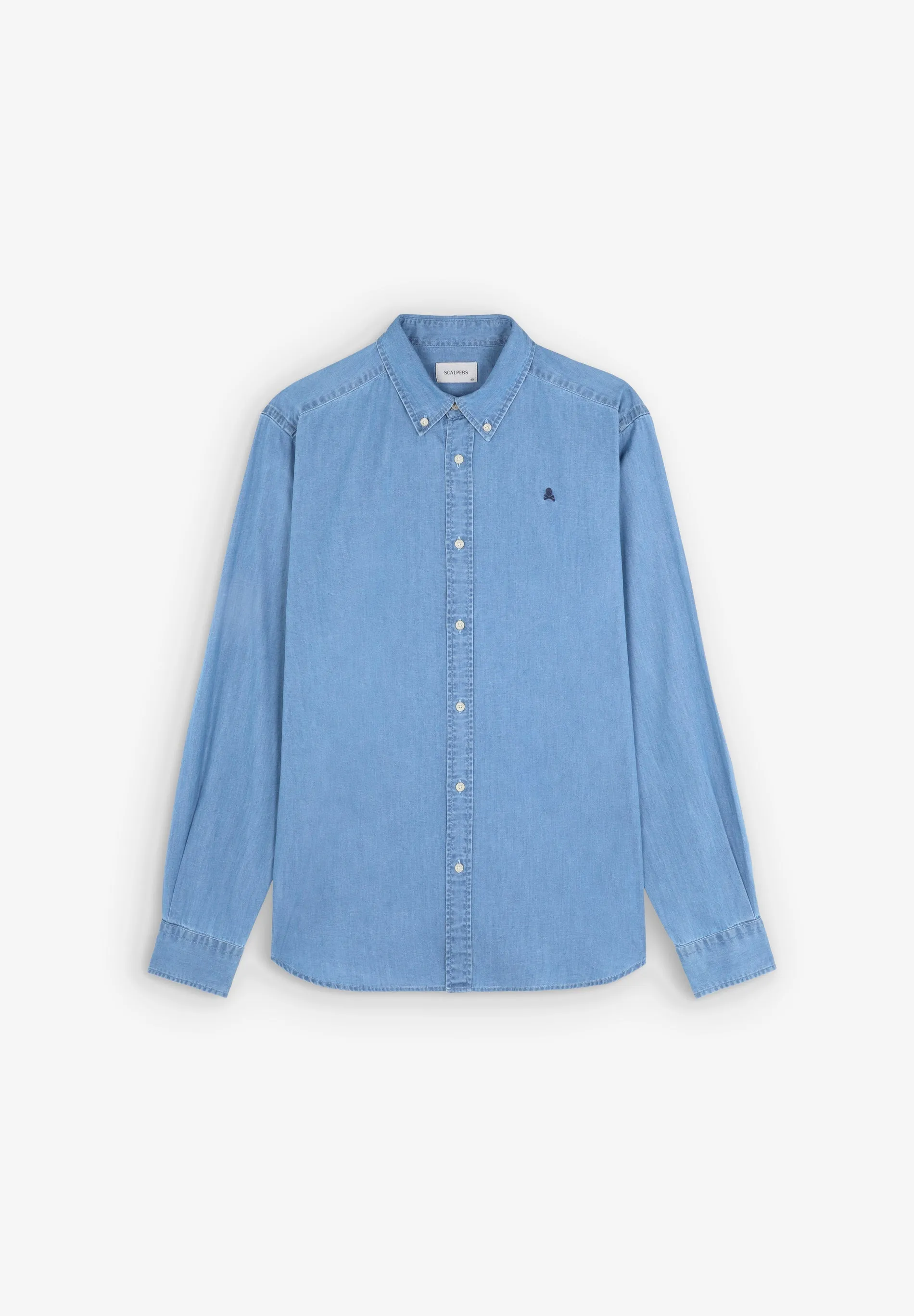 CAMISA DENIM COM BOTÕES