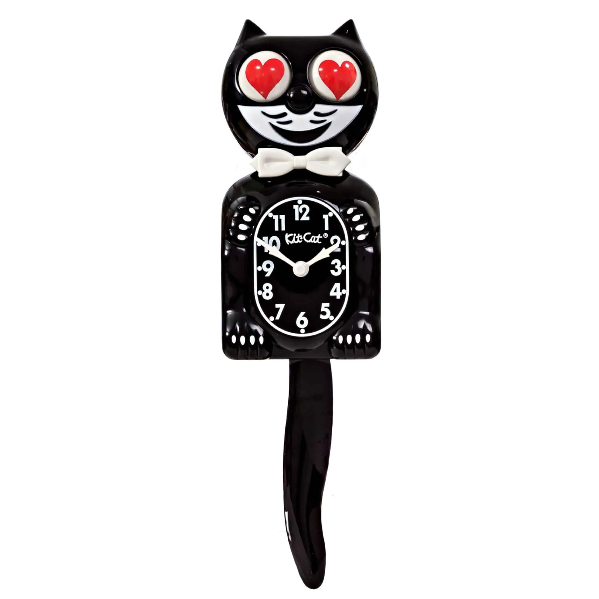 Classic Black Kit-Cat Klock – Heart Eyes Limited Edition