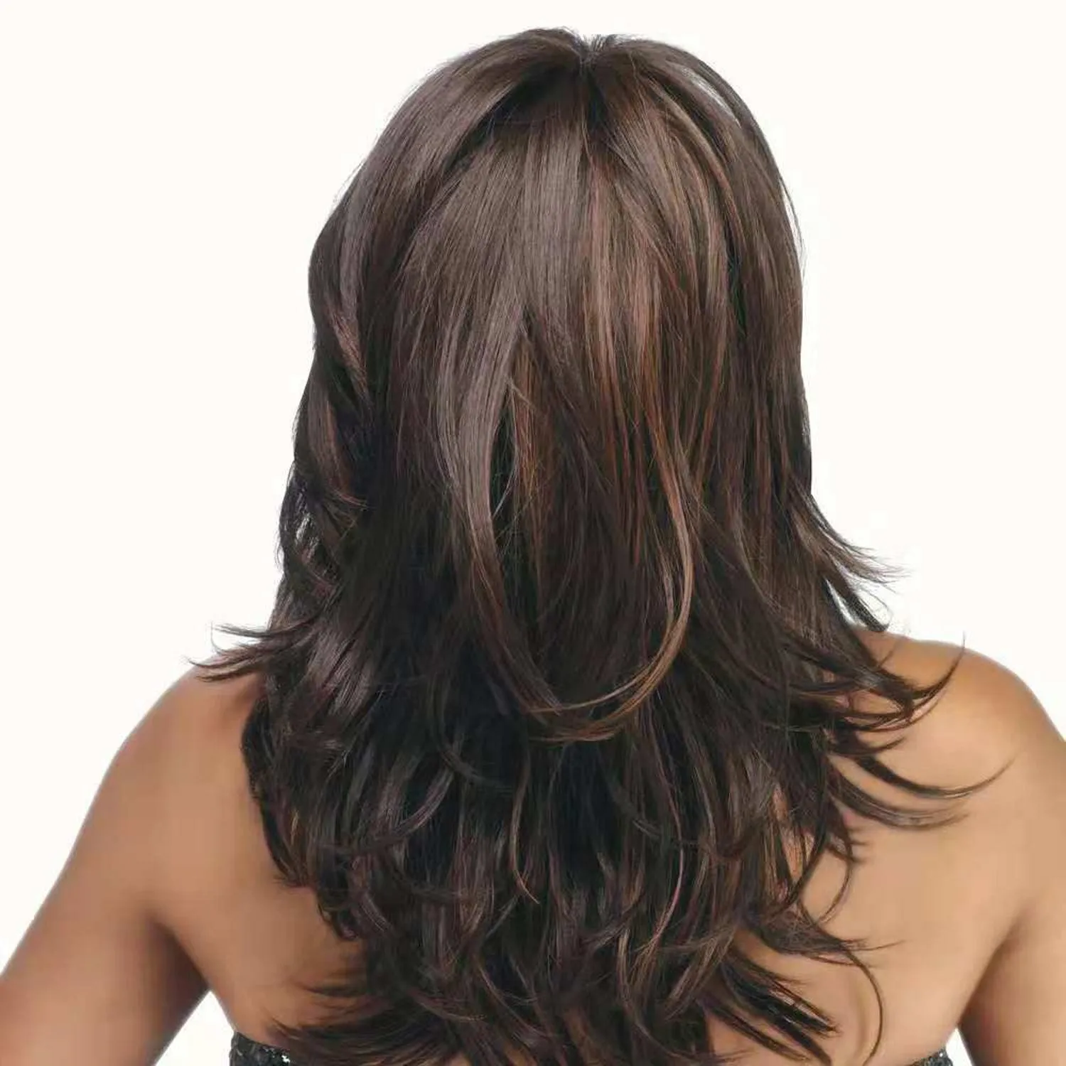 Club Hopper | Brown Long Wavy Synthetic Hair Wig