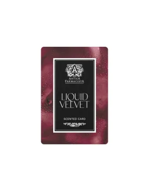 Complementary Scented Card - Liquid Velvet