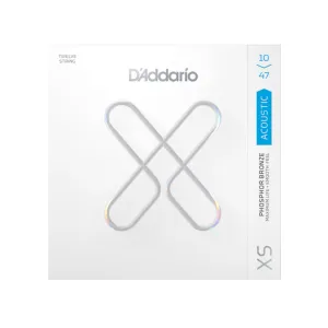 D’Addario 12-String XS Coated Phosphor Bronze Acoustic Guitar Strings .010-.047 Light Gauge