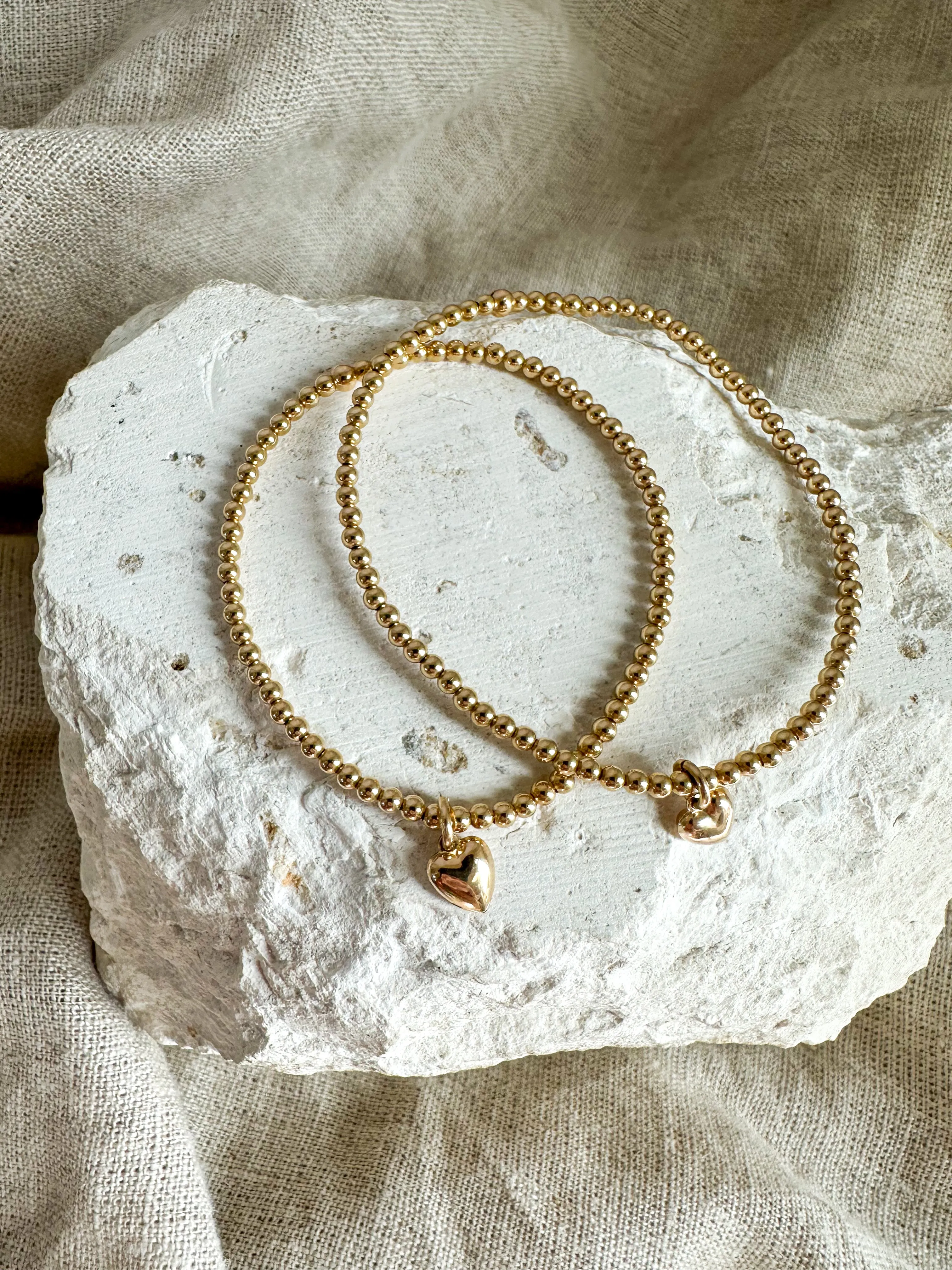 Dangly Mini Heart Bracelet