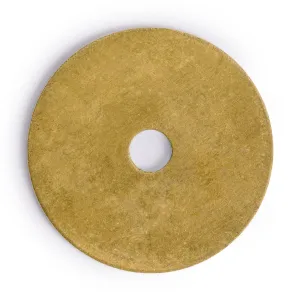Decorative Round Washers Brass Hardware 1.4" - Set of 10
