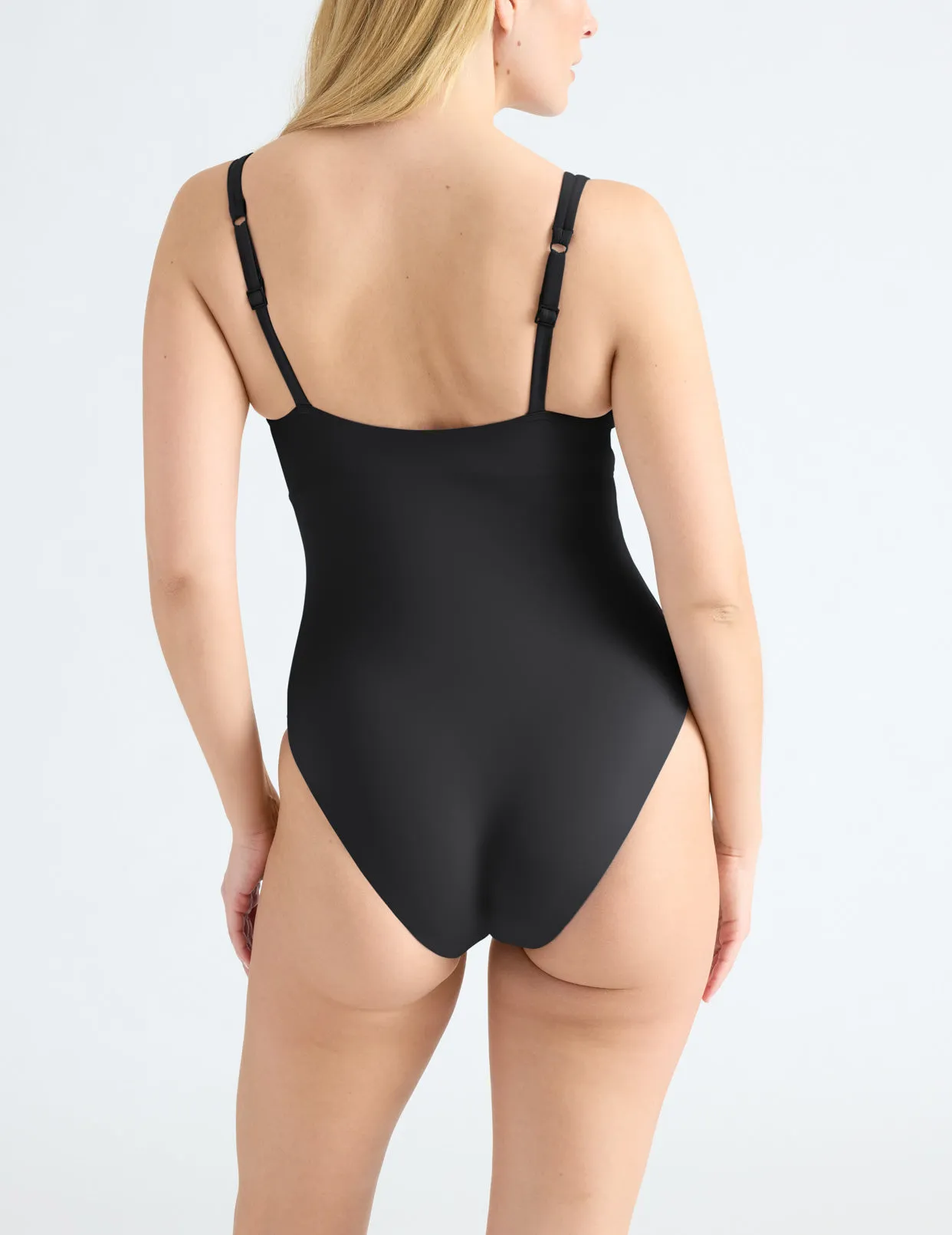 Deep V One Piece Swimsuit